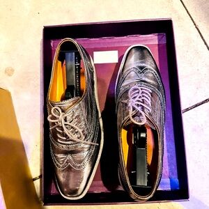 Johnston Murphy GRACELYN
Lace-Up Silver Metal Full Grain 8M